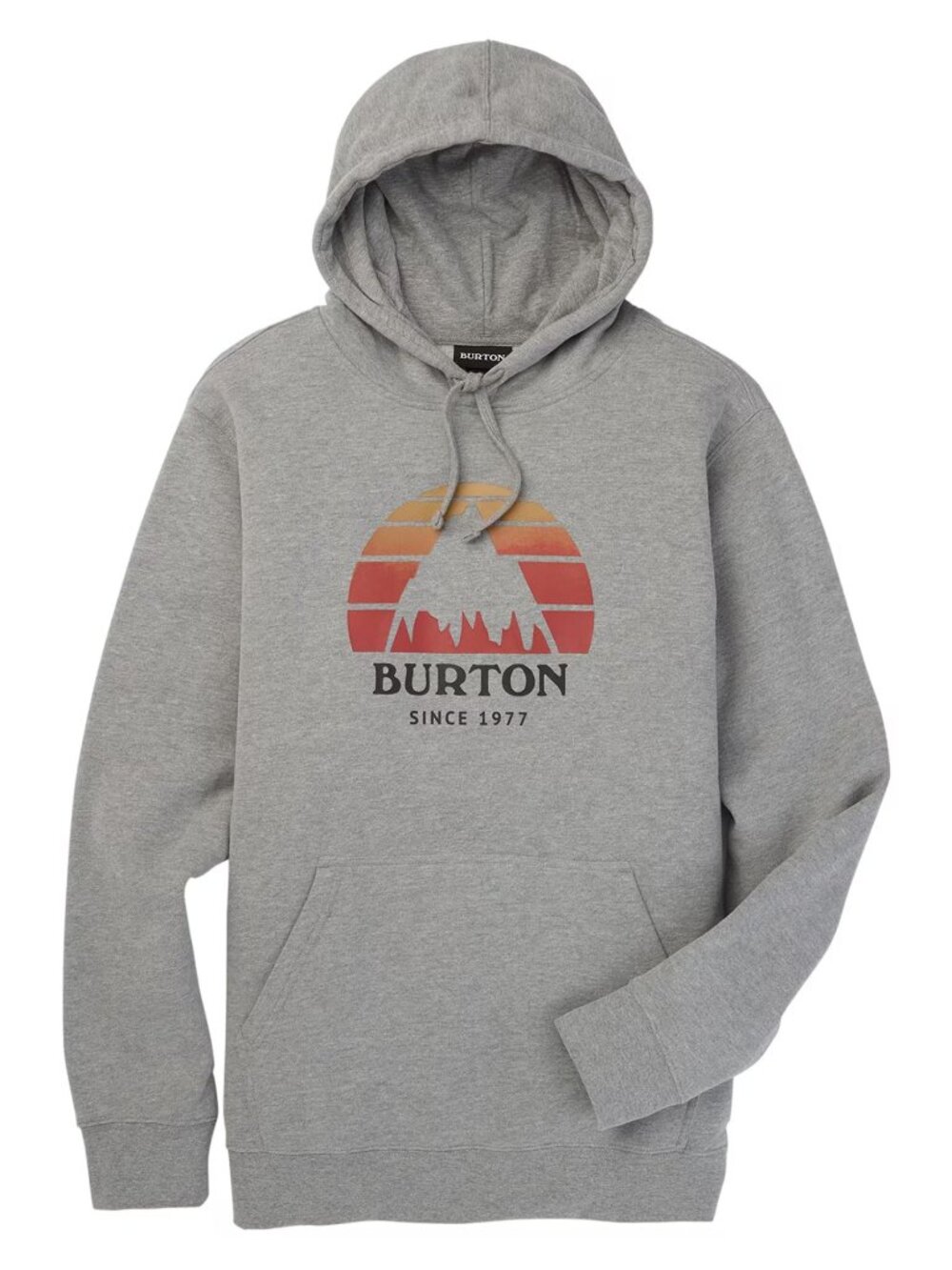 Burton Kids Grey Hoodie, Size 6/7 (XS)